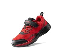 DREAM PAIRS Boys Lightweight Trainers,Red/Black,12 Little Kid