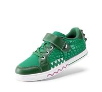 DREAM PAIRS Boys Shoes Kids Sneakers Causal Walking Shoes Non-Slip with Hook and Loop for Toddler Little Kids,Size 6 Little Kid,Green,SDFS2403K