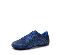 DREAM PAIRS Football Boots Men's Professional Soccer Shoes, Walking and Running Fashion Sneakers,Size 9.5,Navy/Royal,DMUMSO2502