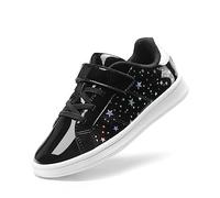 DREAM PAIRS Girls Boys Sneakers Toddler Little Kids Tennis School Walking Trainers Shoes,Size 9 Little Kid,Black,SDFS2210K