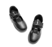 DREAM PAIRS Girls Mary Jane School Uniform Shoes T-Strap Flat Sneakers Toddler Little Kid,Size 6 Little Kid,Black,SDFL2425K