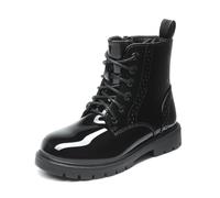 DREAM PAIRS Girls Waterproof Ankle Boots | Water-Resistant Rainy Days, Side Zip Quick On Off, Warm Lining Cold Weather