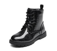 DREAM PAIRS Girls Waterproof Ankle Boots | Water-Resistant Rainy Days, Side Zip Quick On Off, Warm Lining Cold Weather