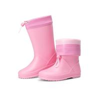 DREAM PAIRS KIDS Lightweight Wellies,Pink,12 Little Kid