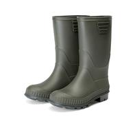 DREAM PAIRS Kids Rain Boots Easy-On Lightweight Non-Slip Outsole for Boys & Girls Outdoor Rainy Day Play,Size 3 Big Kid,Olive,KKUMRB2506