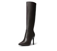 DREAM PAIRS Knee High Boots for Women Ladies with High Heel,Size 6.5,Brown,SDKB2202W-E