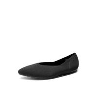 DREAM PAIRS Ladies Casual Pointed Toe Ballet Comfort Soft Slip On Flats Shoes, Size 4, Black, DWUMFA2505