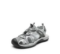 DREAM PAIRS Men's Sandals Hiking Water Sport Athletic Beach Outdoor Comfortable Casual Closed Toe Summer Sandal Shoes,Size 6.5,Light Grey,DMUMST2505