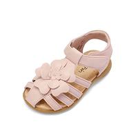 DREAM PAIRS Summer Sandals for Women, Size 1 Big Kid, Pink, KSD214