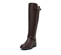 DREAM PAIRS Utah Women's Knee High Riding Boots,Size 9,Brown,Utah-W