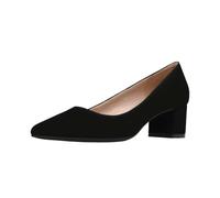 Dream Pairs Women’s Chunky Low Block Heels,Black/Nubuck/Pu,7.5