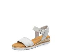 DREAM PAIRS Women Sport Flat Sandal Comfortable Casual Ladies Summer Shoes with Adjustable Soft Straps & Memory Foam Suede Footbed Holiday Beach Sandals Walking Shoes,Size 5,Grey,DWUMWS2505