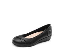 DREAM PAIRS Women's Ballet Flats Business Office Work Dress Shoes Arch Support Comfortable Dressy Flats Pumps and for Women,Size 5,Black,DWUMFA2503