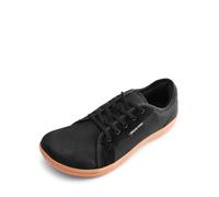 DREAM PAIRS Women's Barefoot Walking Wide Toe Box Zero Drop Minimalist Sneakers Non Slip Breathable Comfortable Lightweight Walking Shoes,Size 4W,Black/Brown,SDWS2401W-W
