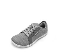 DREAM PAIRS Women's Barefoot Walking Wide Toe Box Zero Drop Minimalist Sneakers Non Slip Breathable Comfortable Lightweight Walking Shoes,Size 5.5W,Grey,SDWS2401W-W
