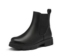 DREAM PAIRS Women's Boots Chelsea Ladies Boot Pull On Fall Fashion Walking Ankle Booties SDAB2205W-E,Size 6,Black,SDAB2205W-E