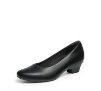 DREAM PAIRS Women's Chunky Heels Comfort Work Pumps,Black,6.5