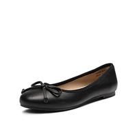 DREAM PAIRS Womens Classic Bow Flats Ballerina Slip on Formal Casual Pumps Style Shoes,Size 6.5,Black,SDFA2203W-E