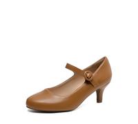 DREAM PAIRS Women's Close Toe Dress Pumps Shoes,Size 7.5,Tan,SDPU2411W-2