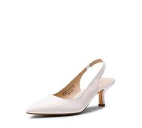 DREAM PAIRS Women's Closed Toe Dress Pumps Shoes,Size 5.5,White-Pu,SDPU2334W-1