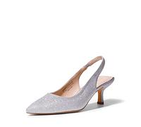 DREAM PAIRS Women's Closed Toe Dress Pumps Shoes,Size 7,Silver-Glitter,SDPU2334W-1