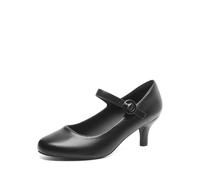 DREAM PAIRS Womens Court Shoes- SDPU2411W-UK,Size 8,Black,SDPU2411W