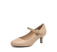 DREAM PAIRS Womens Court Shoes- SDPU2411W-UK,Size 8,Nude,SDPU2411W