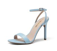 DREAM PAIRS Women's Heeled Sandals - Classic Comfort,Size 6.5,Baby/Blue,SDHS2214W