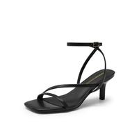 DREAM PAIRS Women's Heeled Sandals - Classic Comfort,Size 9,Black,DWUMHS2561