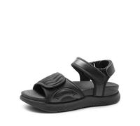 DREAM PAIRS Womens Hiking Sandals Arch Support Platform Orthopedic Sandals Comfortable Open Toe Walking Summer Lightweight Outdoor Athletic Sport Shoes,Size 5,Black,DWUMST2507