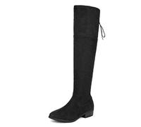 DREAM PAIRS Women's LEI Black Knee High Boots Size 6 UK