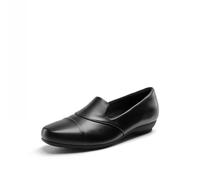 DREAM PAIRS Women's Loafers Orthopedic Work Dress Shoes,Black-Pu,5