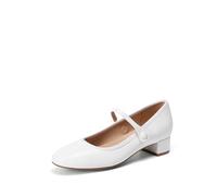 DREAM PAIRS Women's Low Heel Round Toe Slip On Dress Flats | Soft lining, Fit Snugly, Low heel, Non-slip sole, Closed toe, Block heel