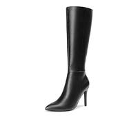 DREAM PAIRS Womens Pointed Stiletto Knee High Boots | 3.7-inch Stiletto Heel Sexy Pointed Toe Stiletto High Heel Boots, Fashion & Classic Dress Shoes