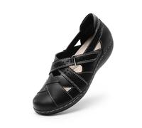 DREAM PAIRS Womens Slip on Fashion Wokr Dress Loafers,Size 5.5,Black,DWUMLS2508