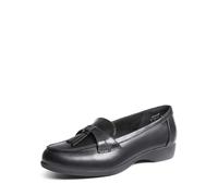DREAM PAIRS Womens Slip on Fashion Wokr Dress Loafers,Size 6.5,Black,SDLS2405W