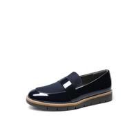 DREAM PAIRS Womens Slip on Fashion Wokr Dress Loafers,Size 6.5,Navy-Pat,DWUMLS2506