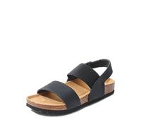DREAM PAIRS Womens Wedge Sandals Soft Footbed Causal Open Toe Summer Shoes,Size 4.5,Black,SDPW2202W-E