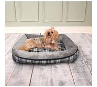 Dream Paws Check Pet Sofa Bed Medium
