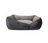 Dream Paws Geometric Shape Dog Bed Grey (M)
