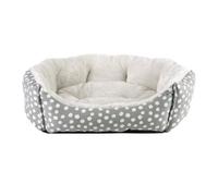 Dream Paws Scalloped Dog Bed Grey (M)