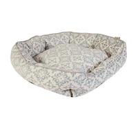 Dream Paws Scalloped Dog Bed Grey (One Size)