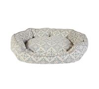 Dream Paws Scalloped Dog Bed Grey (S)