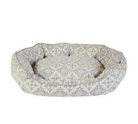 Dream Paws Scalloped Pet Bed Large Grey