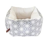Dream Paws Snuggle Geometric Dog Bed Grey (One Size)