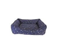 Dream Paws Star Print Navy Pet Sofa Bed Navy