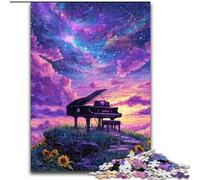 Dream Piano Jigsaw Puzzles for Adults 1000 Piece, Decompressing Intellectual Educational Toy Educational Game for Birthday, Chrismas (50x75cm)