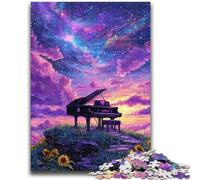 Dream Piano Puzzles for Adults Teens 1000 Pieces,Decompressing Intellectual Educational Toy Suitable for Desktop Decoration (50x75cm)