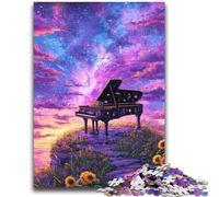 Dream Piano Puzzles for Teenagers 1000 Pieces,Help The Brain Exercise Addictive Toys to Cultivate Patience Suitable for Couples (38x52cm)