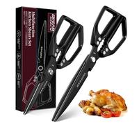 Dream Reach Kitchen Scissors Set, Black Heavy Duty Kitchen Shears Set